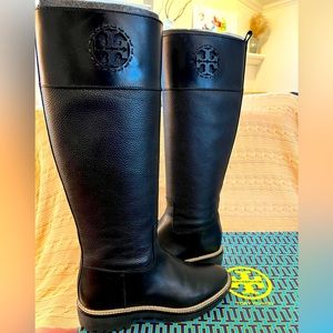 Tory Burch Miller Boots New Perfect Black- size 7.5